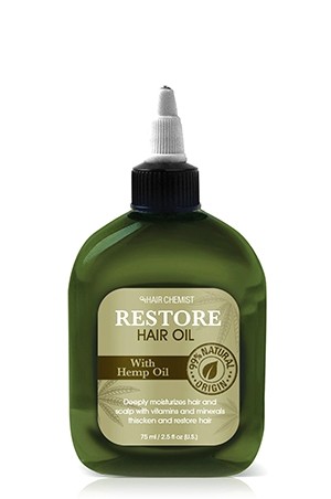 [Hair Chemist-box#5] Restore Hair Oil with Hemp Oil(2.5oz)