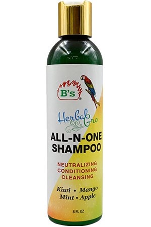 [B's Organic-box#32] Herbal Gro All-In-One Shampoo (8oz)