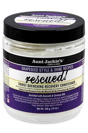 [Aunt Jackie's-box#33] Grapeseed Rescuedd Conditioner (15oz)