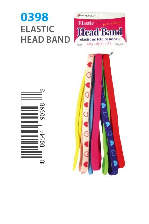 MGC Elastic Head Band #0398 ASST -dz