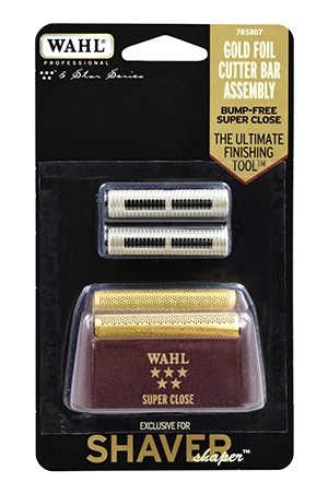 [WAHL-#7031-100] 5 Star Shaver Replacement Gold Foil & Cutter Bar Assembly -Super Close
