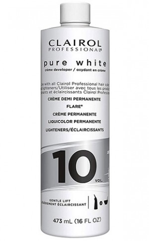 [Clairol-box#25] Pure White Creme Developer-10Vol(16oz) 