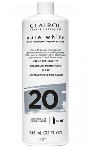 [Clairol-box#33] Pure White Creme Developer-20Vol(32oz)