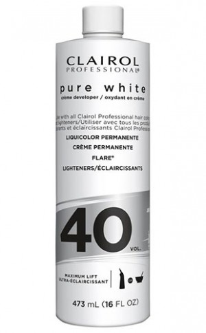 [Clairol-box#28] Pure White Creme Developer-40Vol(16oz) 