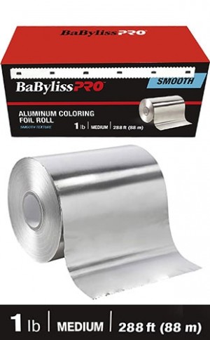 [Babyliss Pro-#BESFOILMUCC] BAB Pro Aluminum Coloring Foal Roll(88m) -pc