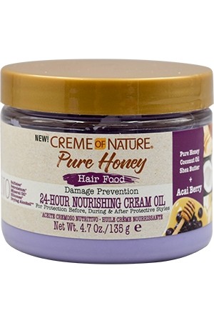 [Creme of Nature-box #150] Pure Honey Hair Food-Acai Berry (4.7oz)
