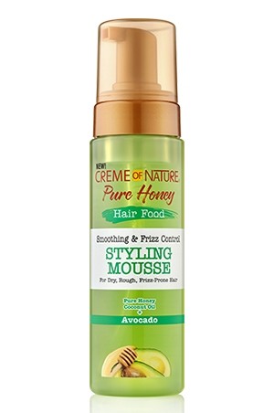 [Creme of Nature-box#153] Pure Honey Hair Food Styling Mousse(7oz)