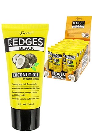 [bmb-box#3] Edge Gel Black Tube-Coconut Oil(1oz/24/ds)-ds