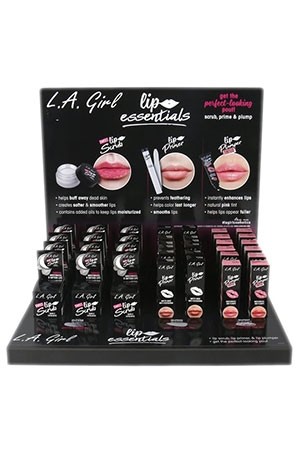 [L.A.Girl] #GPD287 Lip Primer & Scrub Display (24pc+12pc)