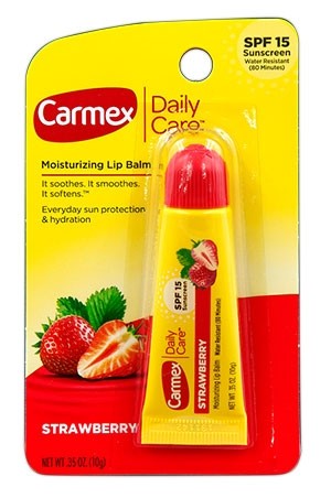 [Carmex-box#4] Tube Lip Balm Strawberry (0.35oz, 12pc/box) 