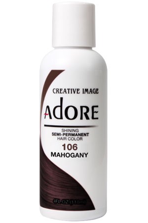 [Adore-box#1] Semi Permanent Hair Color (4 oz)- #106 Mahogany