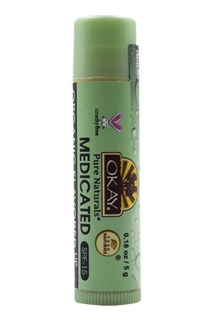 [Okay-box #83] Nourishing Lip Balm Tube-Medicated(0.18ozx12pc)-dz