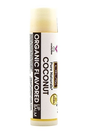 [Okay-box#77] Nourishing Lip balm Tube-Coconut (0.18oz x 12pc)