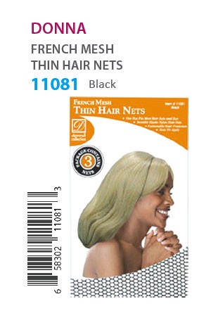 [Donna-#11081] French Mesh Thin Hair Net -dz