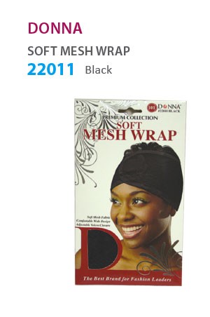 Donna Soft Mesh Wrap (Black) #22011-dz