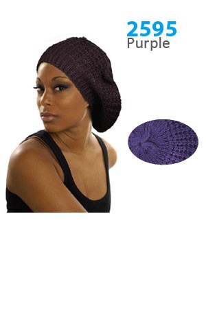 Winter Hat #2595 Purple - pc