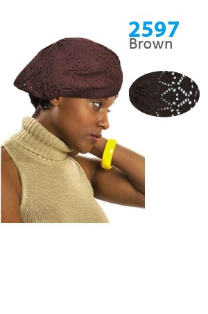 Winter Hat #2597 Brown - pc