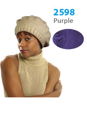 Winter Hat #2598 Purple - pc