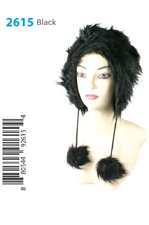 Winter Hat #2615BK - pc [Black]