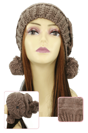 Winter Hat (pc) -3436 Brown