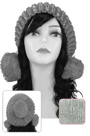 Winter Hat (pc) -3437 Gray