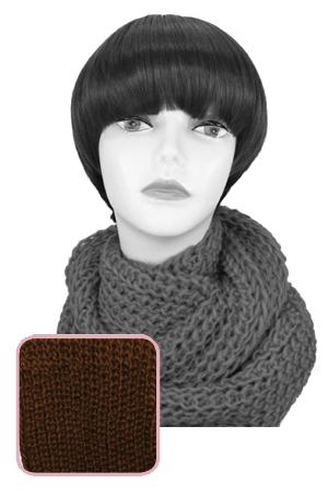 Winter Scarf (pc)-3504 Brown