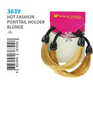 Magic Gold Hot Fashion Ponytail Holder #3639 Blonde -dz