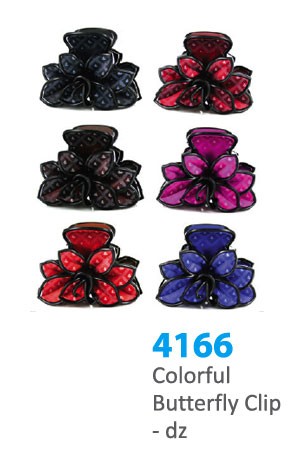 Colorful Butterfly Clip (12 clips) #4166