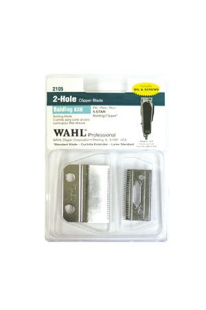 [WAHL] 2- Hole Balding Clipper Blade 2105 (#52163) -pc
