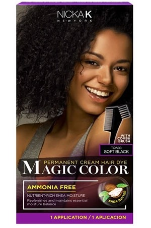 [Nicka K-box#22] Magic Color for Women [TCW03]-Soft Black