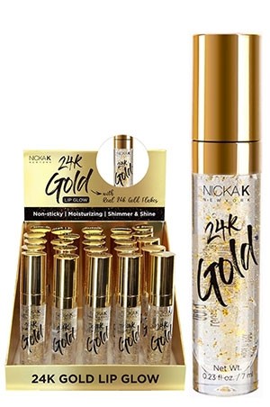 [Nicka K-box#14] 24K Gold Lip Glow[LGGDB1](25pc/ds)-ds