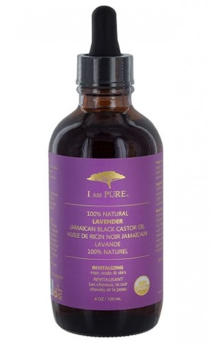 [I Am Pure-box#4] 100% Natural Jamaican Blk C. Oil-Lavender (4oz) 