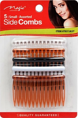 [Magic Collection #7611AST] Side Comb 3" (5pc/cd)-dz