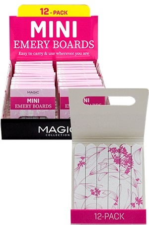 [#EBMINI] Mini Emery Boards-Pink(12/pk) -pk