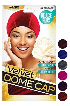 [Magic Collection-#2290AST] Velvet Dome Cap (Deluxe Plus) -dz