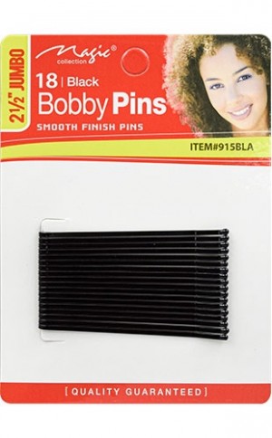 [#915BLA] Magic Collection 18 Bobby Pins -dz