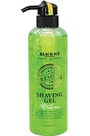 [Black Ice-box#12] Shaving Gel W/ Aloe Vera (16.9oz)-pc