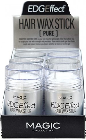 [Magic Collection #EEF007] EDGEEffect Hair Wax Stick-Sil Pure (1.7oz/6pc/ds)-ds