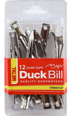 [Magic Collection #3127] Clip Duck Bill Clip(12pc -pk