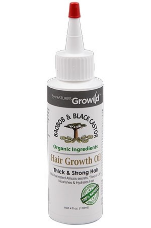 [By Natures-box #38] Growild Growth Oil[Baobob & Blk caster](4oz)
