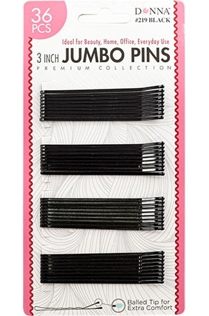 [Donna-#219] 36 Jumbo Bobby Pins (3')-dz