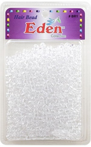 [#BR1C] Eden XLG Blister Round Bead-Crystal -pk