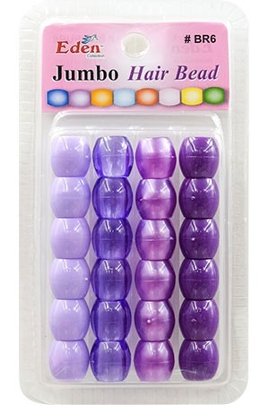 [#BR6PUR6] Eden Jumbo Blister Bead-Purple Tone(24ea/pk) -pk