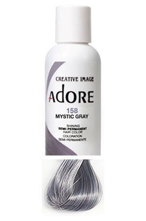 [Adore-box#1] Semi Permanent Hair Color (4 oz)- #158 Mystic Gray