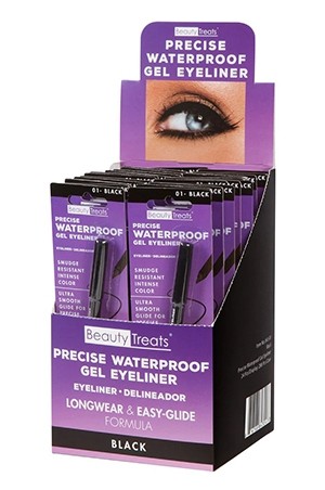 [Beauty Treats-box#108] Precise Waterproof Gel Eyeliner-Black (24pc/ds) [BTS843-01] -ds