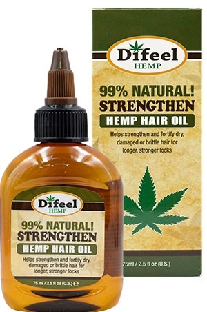 [Sunflower-box#75] Difeel 99% Natural Hairoil Hemp-Strength(2.5oz)
