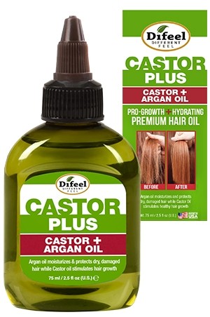 [Sunflower-box#125] Difeel Caster+ Argan Premium  Hair Oil(2.5oz)