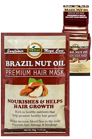[Sunflower-box#116] Premium Hair Mask- Brazil Nut(1.75oz/12pc/ds)
