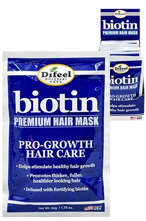 [Sunflower-box#115] Premium Hair Mask- Biotin (1.75oz/12pc/ds)