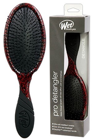 [#BWP830REDH] Pro Detangler-Holiday sparkle - RED -pc